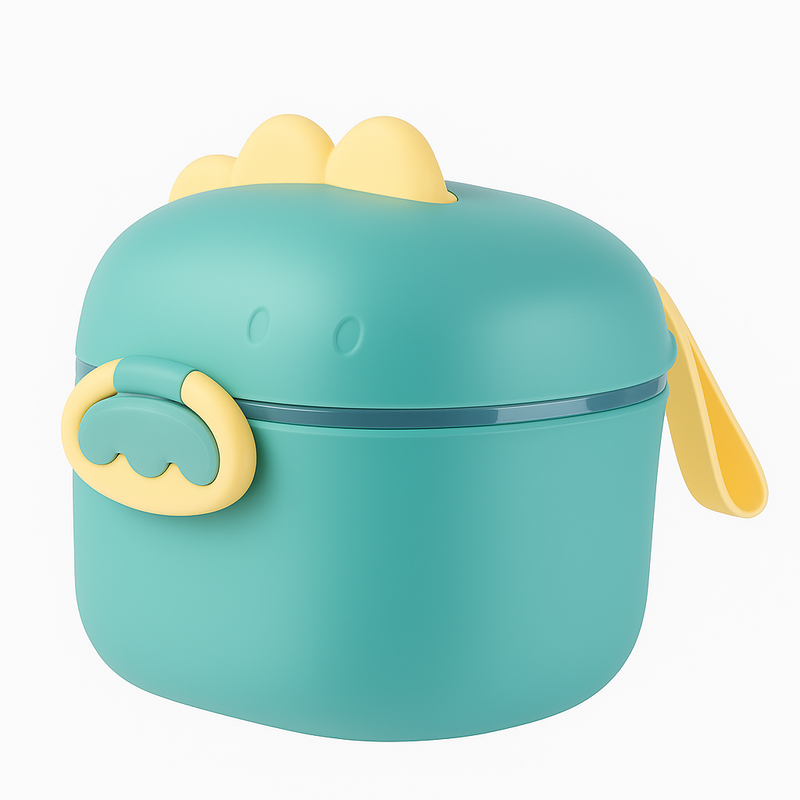 Pote Dosador de Leite em Pó Infantil com Colher Medidora Ver