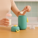 Pote Dosador de Leite em Pó Infantil com Colher Medidora Verde